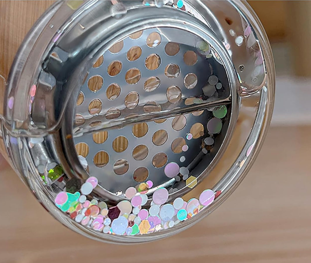 clear dappen dish with cork cap