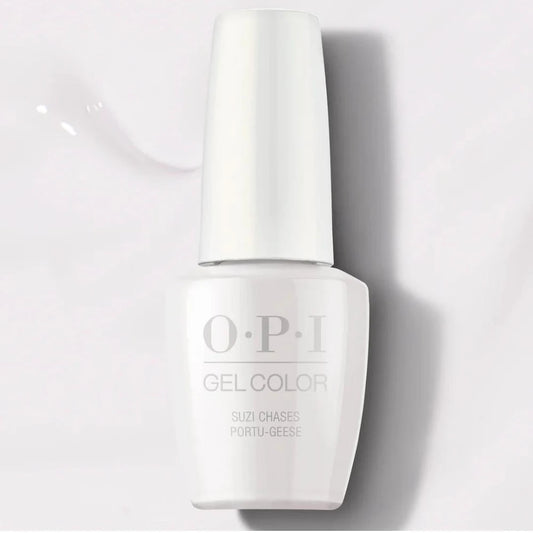OPI GelColor (Mini .25 oz)-Suzi Chases Portu-geese-White Nail Polish