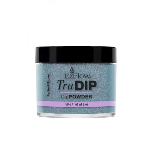 TruDip Acrylic Dip Powder - Perfect Storm 💙✨Blue Glitter Nail Color