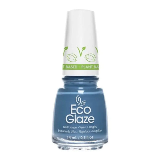 China Glaze Eco Glaze - Bud Seriously 💙🌿 Stunning Blue Nail Polish