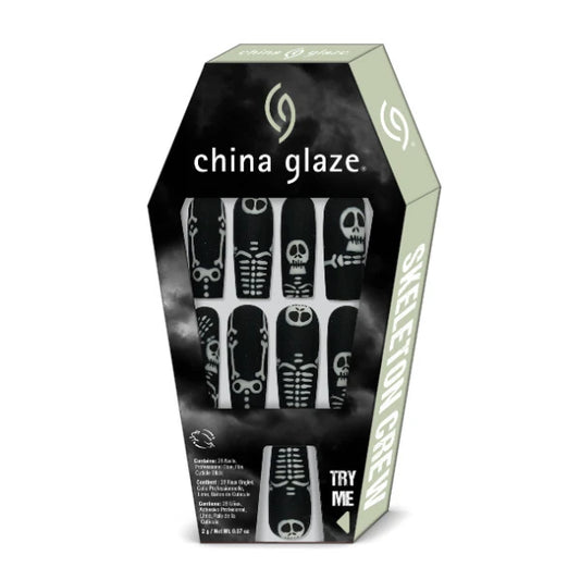 Halloween Press On Nails Tips - Skeleton Crew