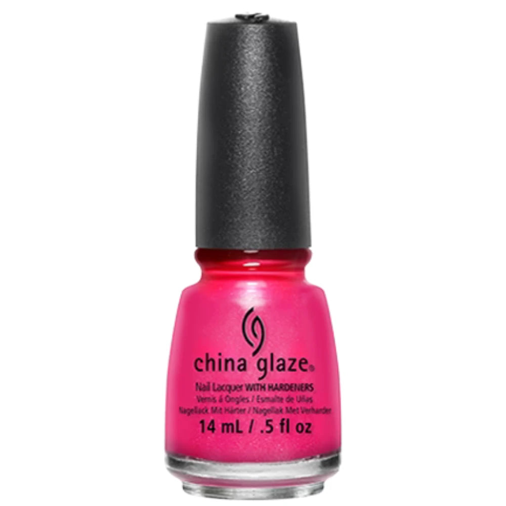 China Glaze - Love's A Beach - Vibrant Neon Pink Nail Polish