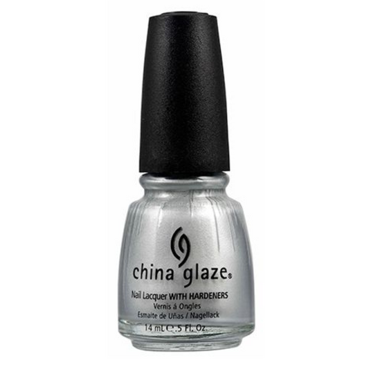 China Glaze - Platinum Silver - Shimmering Silver Metallic Nail Polish