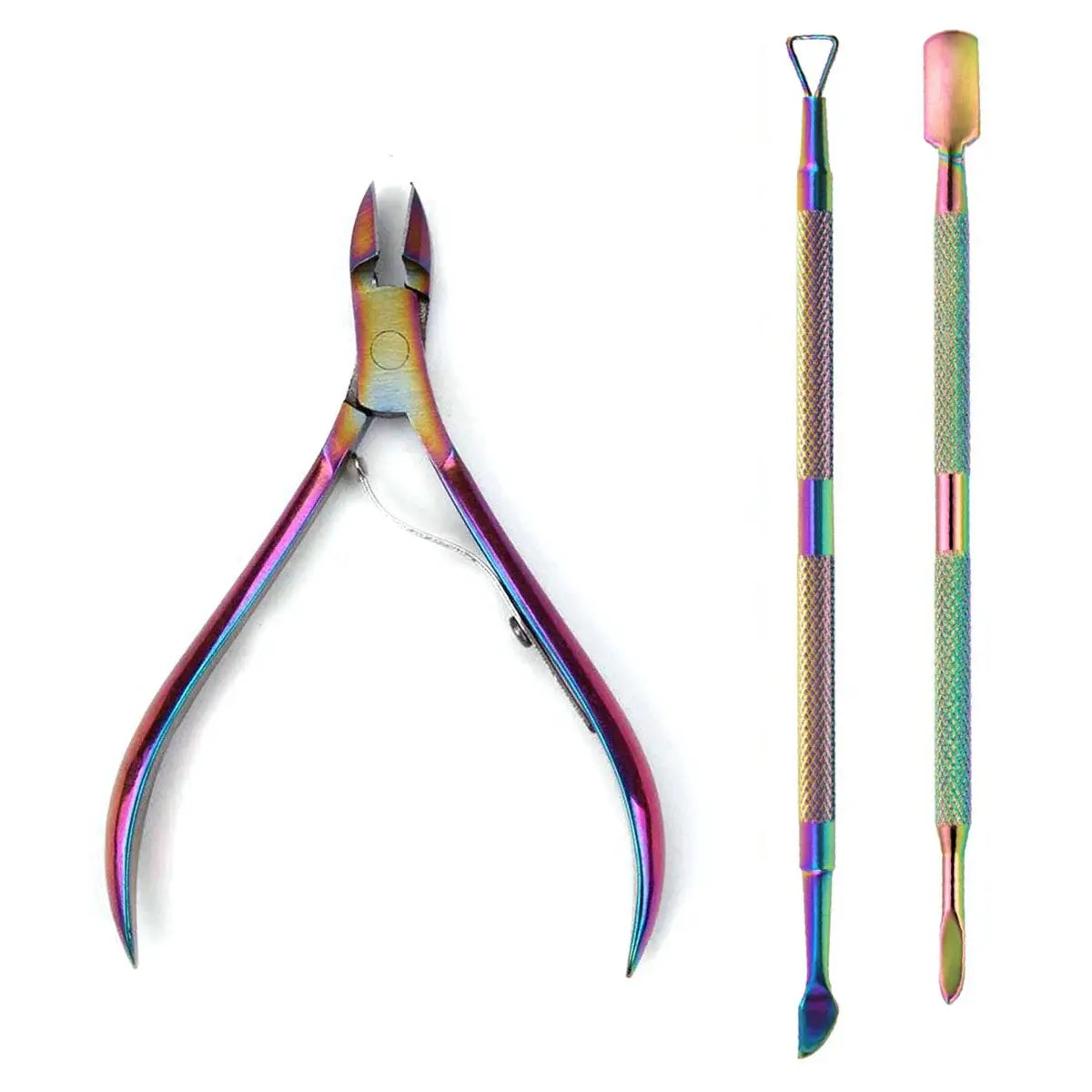 Stainless Steel Nail Tool Set - 4 Piece Set