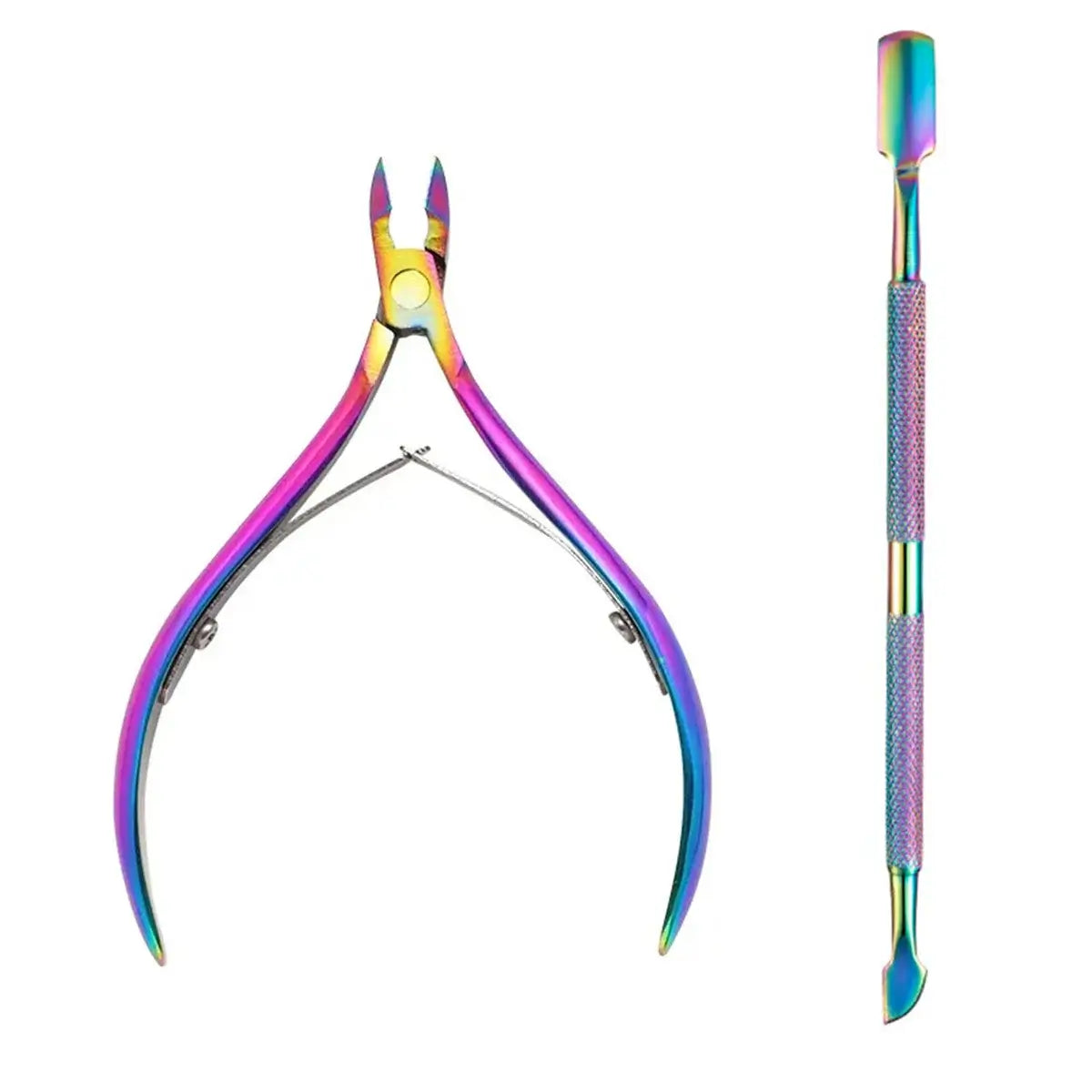 Professional Stainless Steel Nail Tool Set (4 Pcs)