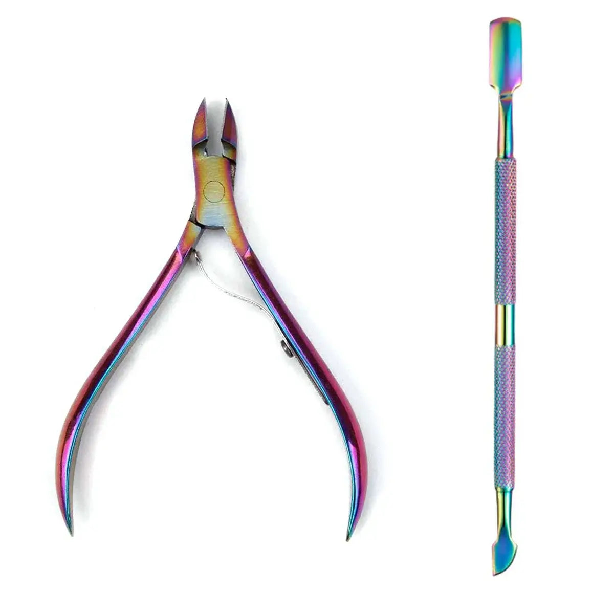 Professional Stainless Steel Nail Tool Set (4 Pcs)