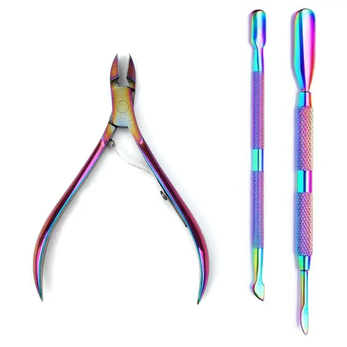 Stainless Steel Nail Tool Set - 4 Piece Set