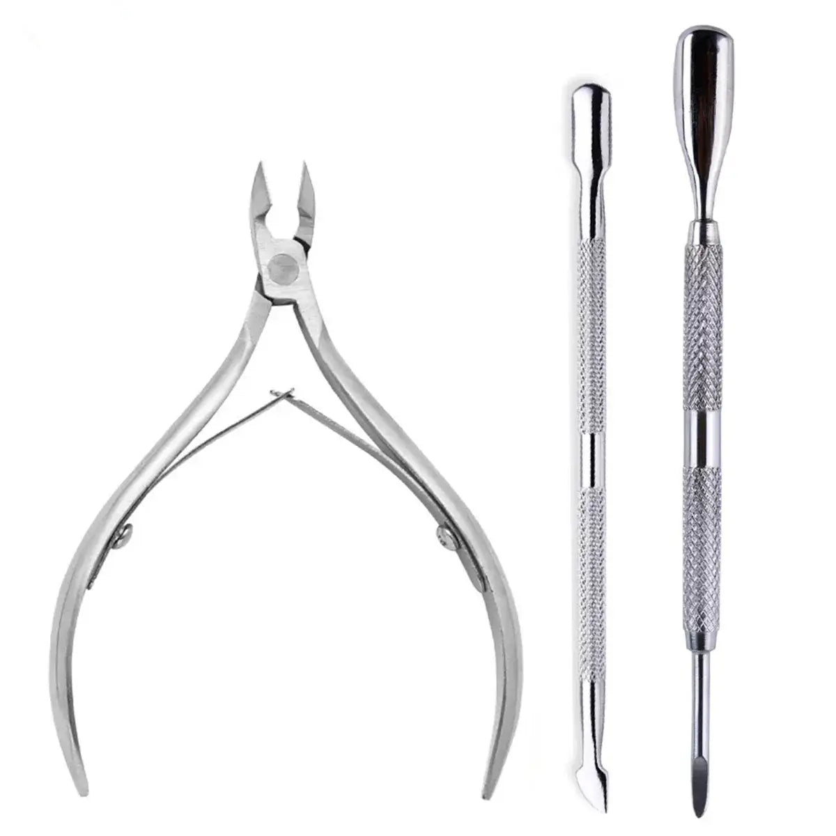 Professional Stainless Steel Nail Tool Set (4 Pcs)