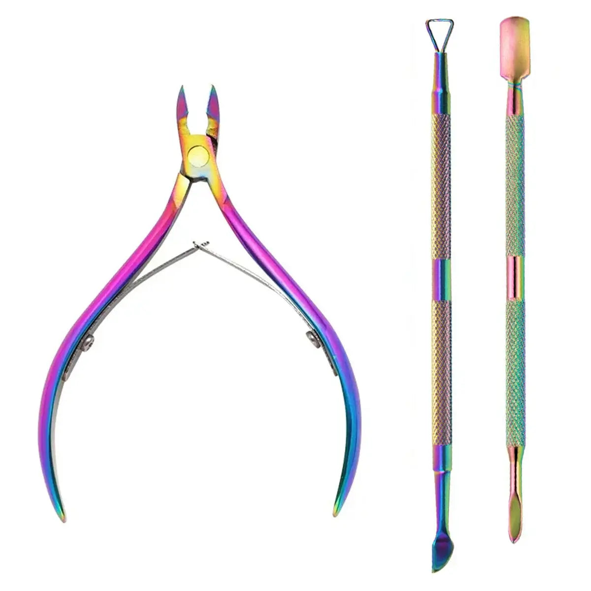 Stainless Steel Nail Tool Set - 4 Piece Set