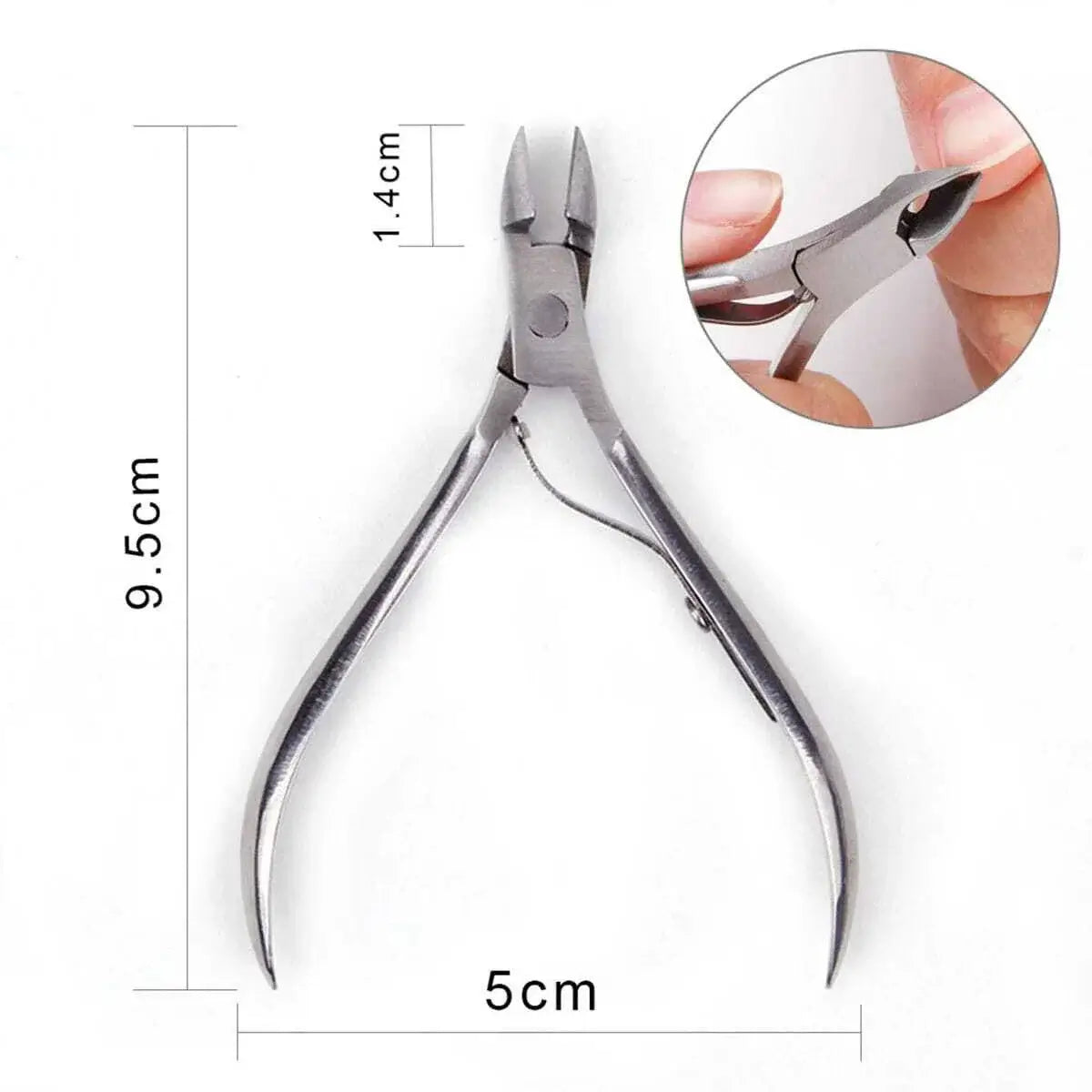 Professional Stainless Steel Nail Tool Set (4 Pcs)