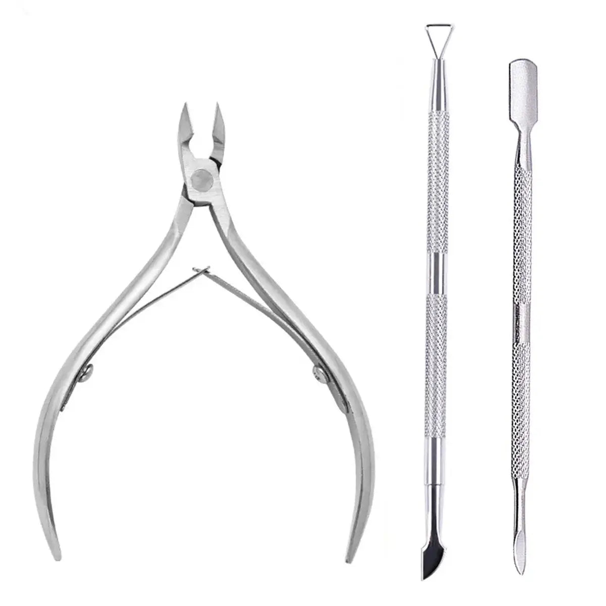 Stainless Steel Nail Tool Set - 4 Piece Set