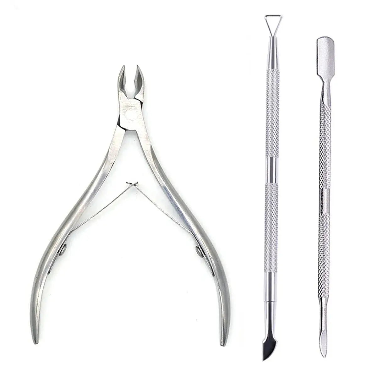 Professional Stainless Steel Nail Tool Set (4 Pcs)