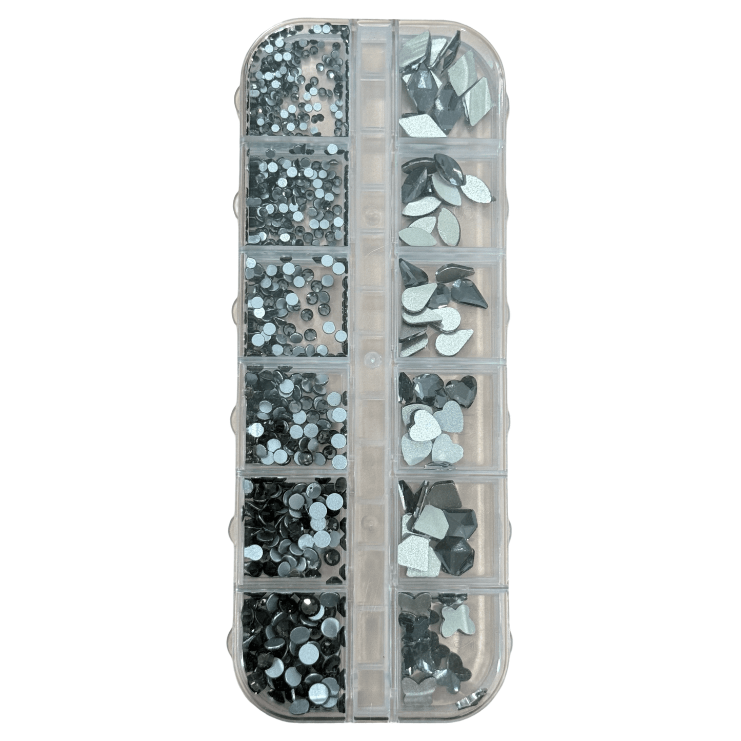 Assorted 3D Nail Art Crystals & Gemstones