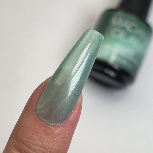 MADAM GLAM - Autumn Breath - GREEN CATS EYE GEL POLISH