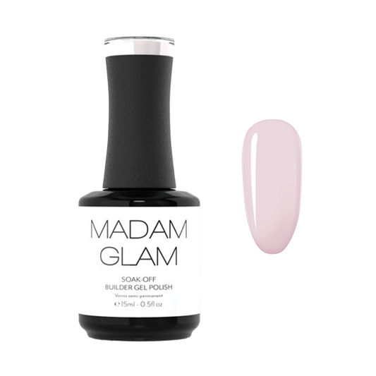 MADAM GLAM - Builder Sheer Pink - LIGHT PINK GEL NAIL POLISH