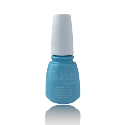China Glaze - Gelaze - Gel Nail Polish - Chalk Me Up - Soft Elegant Light Blue