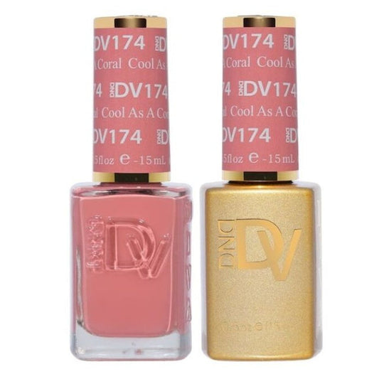 DND DIVACool As A Coral #174 CORAL NAIL POLISH COLOR