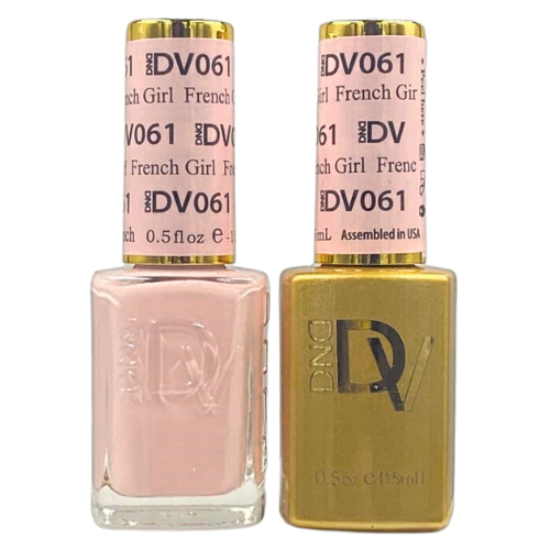 DND DIVA French Girl #061 NEUTRAL NAIL POLISH