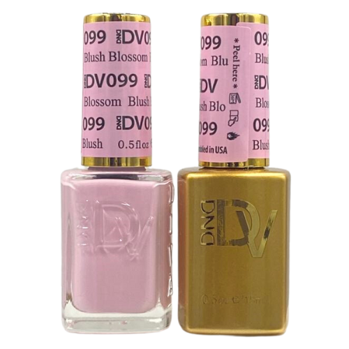 DND GEL LACQUER DUO Blush Blossom #099 PINK NAIL POLISH