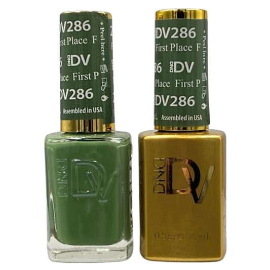 DND DIVA First Place #286 LIME GREEN NAIL POLISH