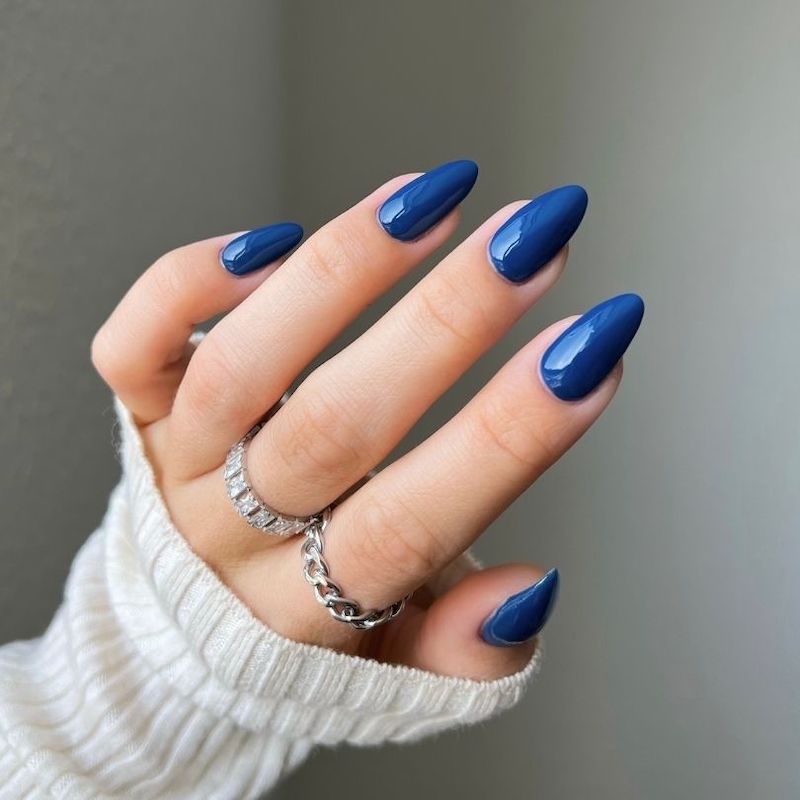 DND DIVA Blue Lagoon #246 DEEP BLUE NAIL POLISH