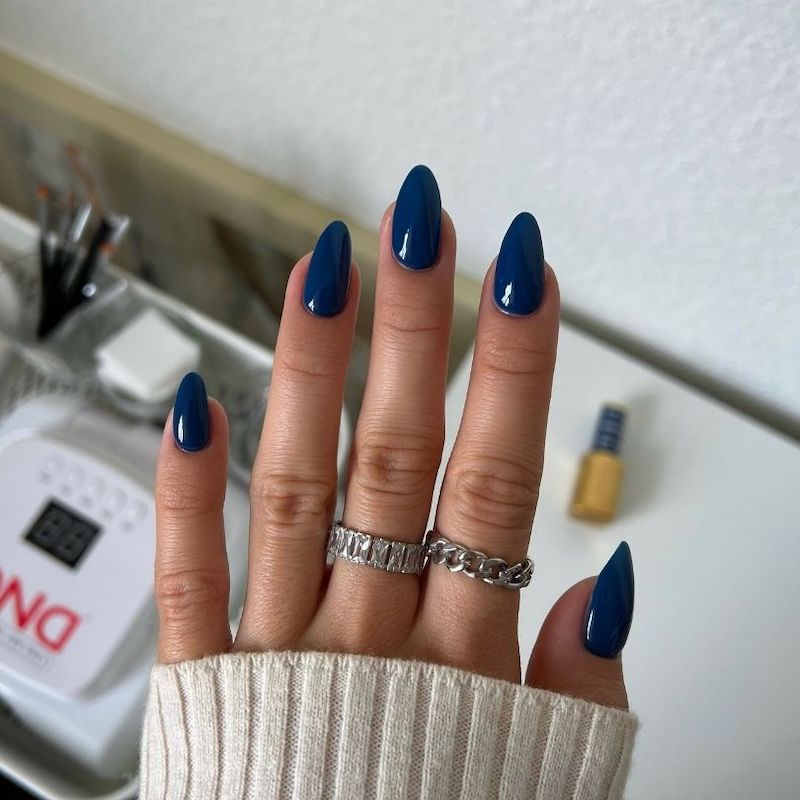 DND DIVA Blue Lagoon #246 DEEP BLUE NAIL POLISH
