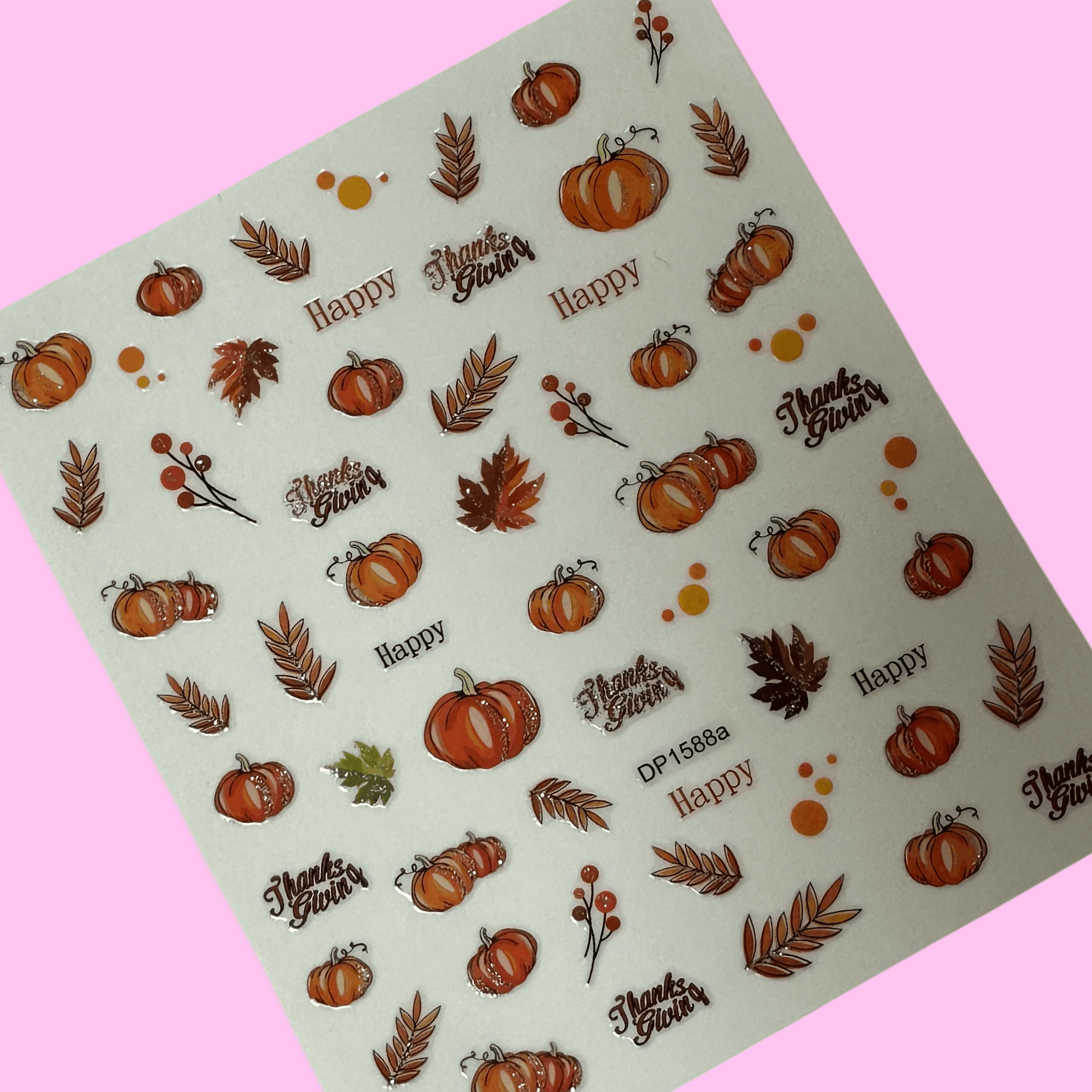 Pumpkin Nail Stickers