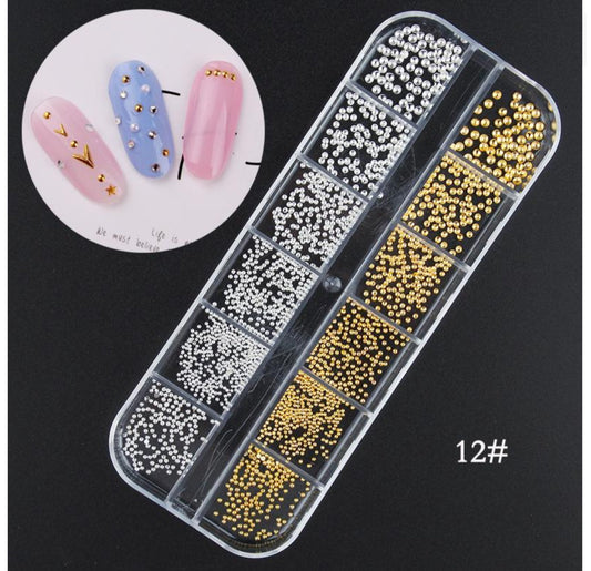 gold alloy nail charms