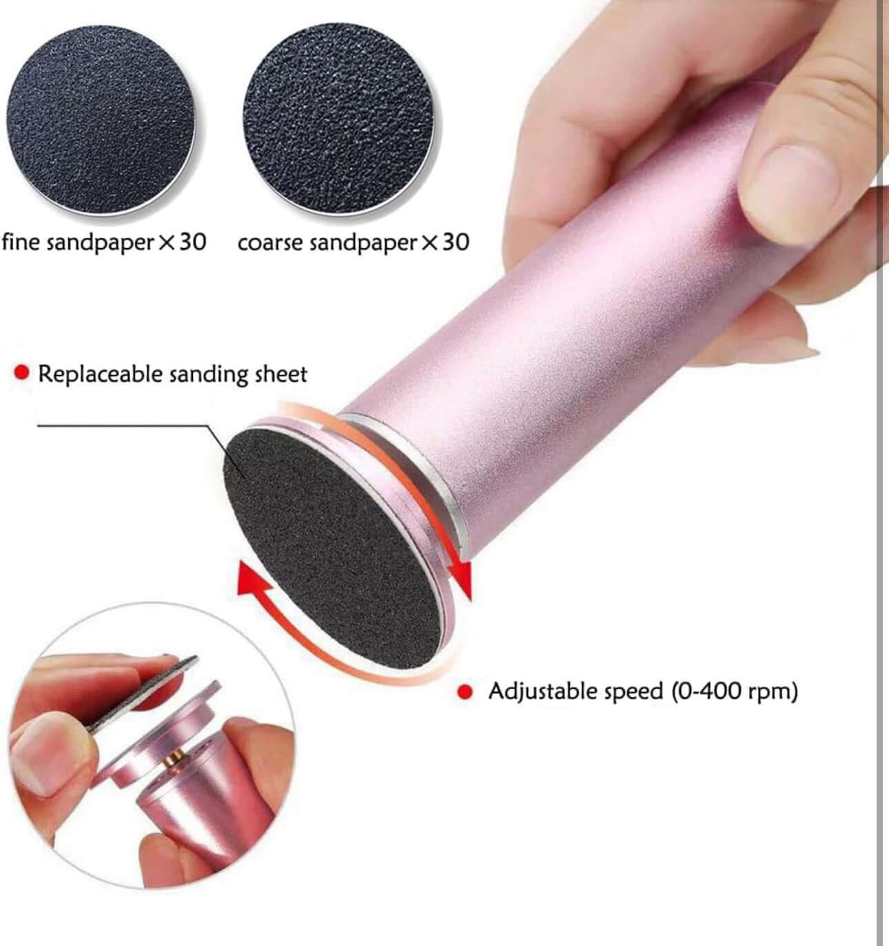 electric foot file callus remover