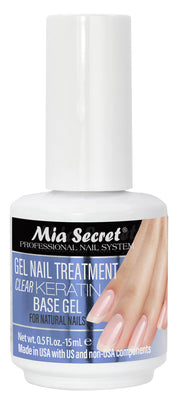 MIA SECRET Clear Gel Nail Treatment (Keratin Base & Top Gel)