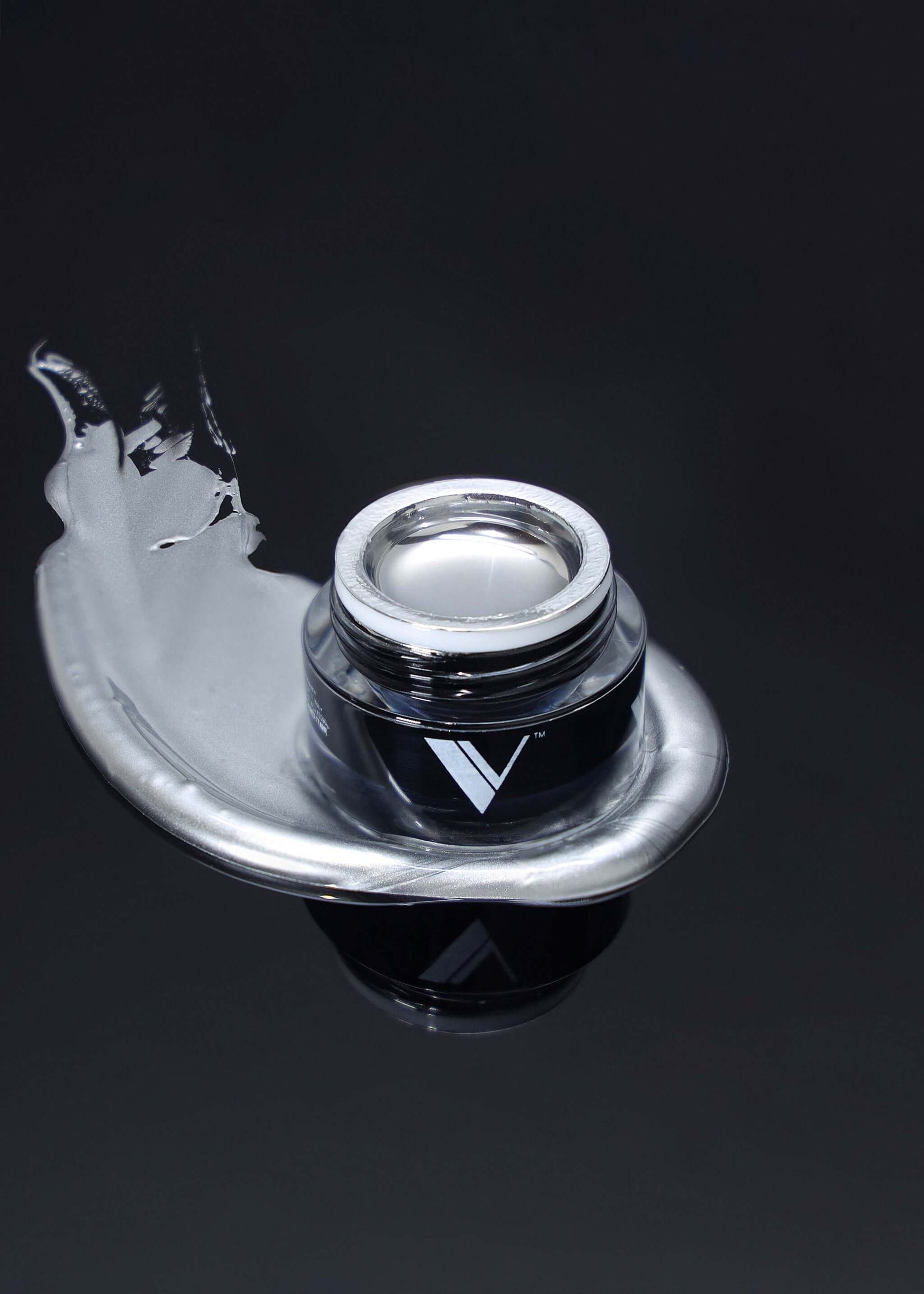 liquid silver gel for chrome nail art