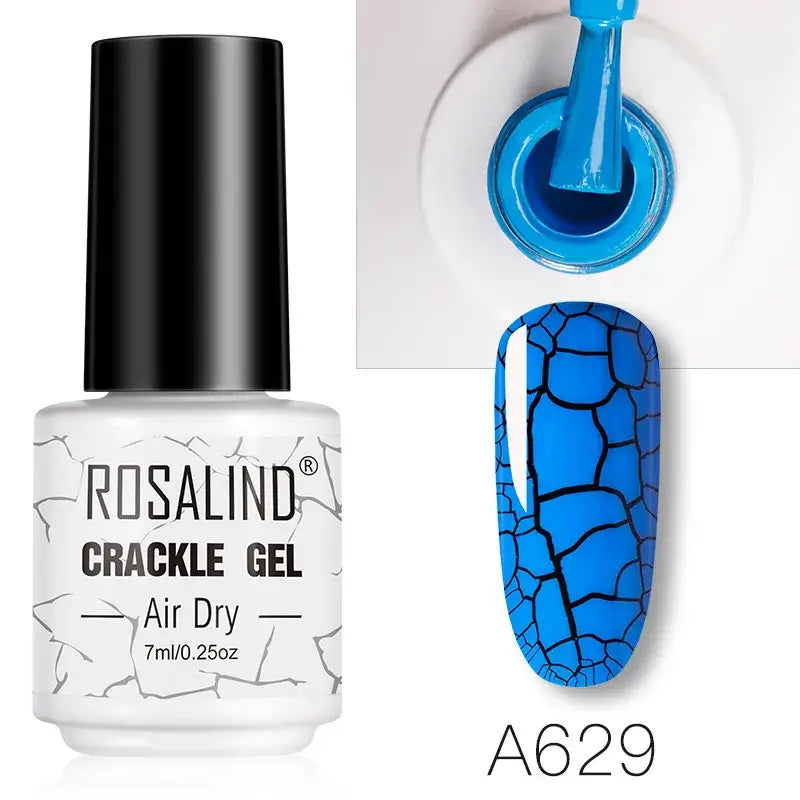 ROSALIND Crackle Set – UV/LED and Lacquer - Base & Top Coat