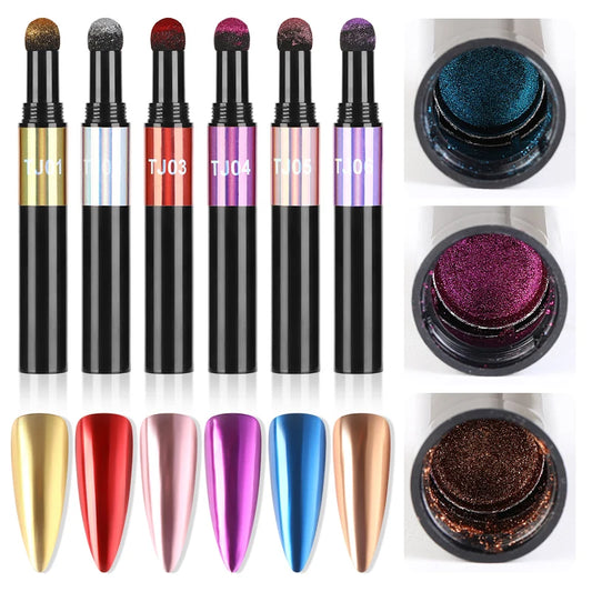 Mirror Nail Magic Powder Pen – For Mirror Effect Nails