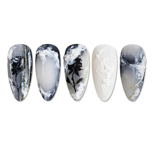 ROSALIND White Gypsum Gel for 3D Nail Art