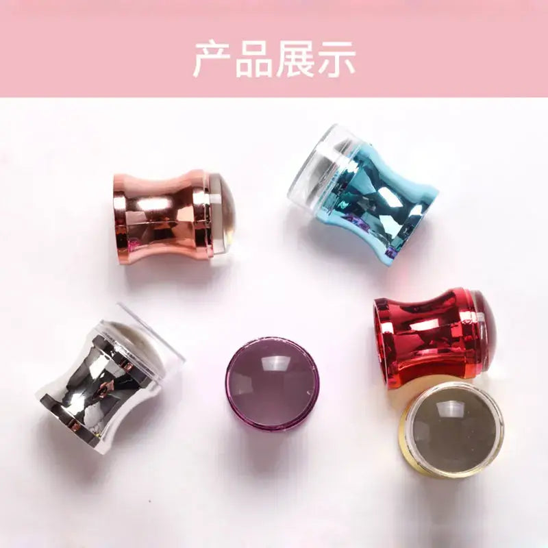 Silicone Nail Art Stamp Stamping Kit
