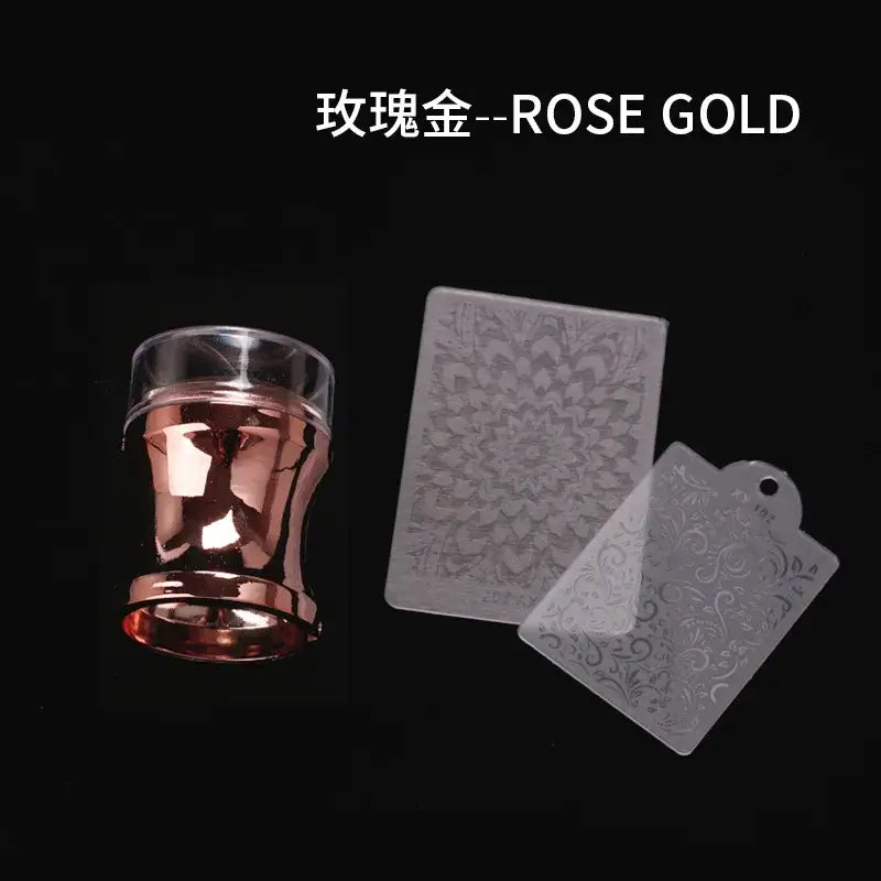 Silicone Nail Art Stamp Stamping Kit