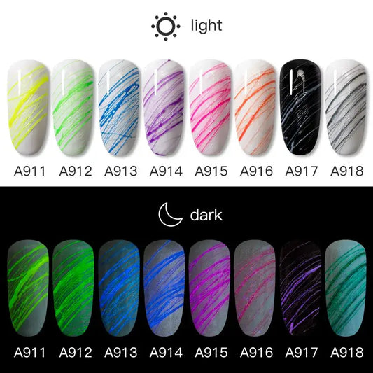 Glow in the dark 3d nail gel spider gel 