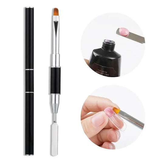 Dual-Ended Poly Gel Spatula – Nail Extension & Builder Tool