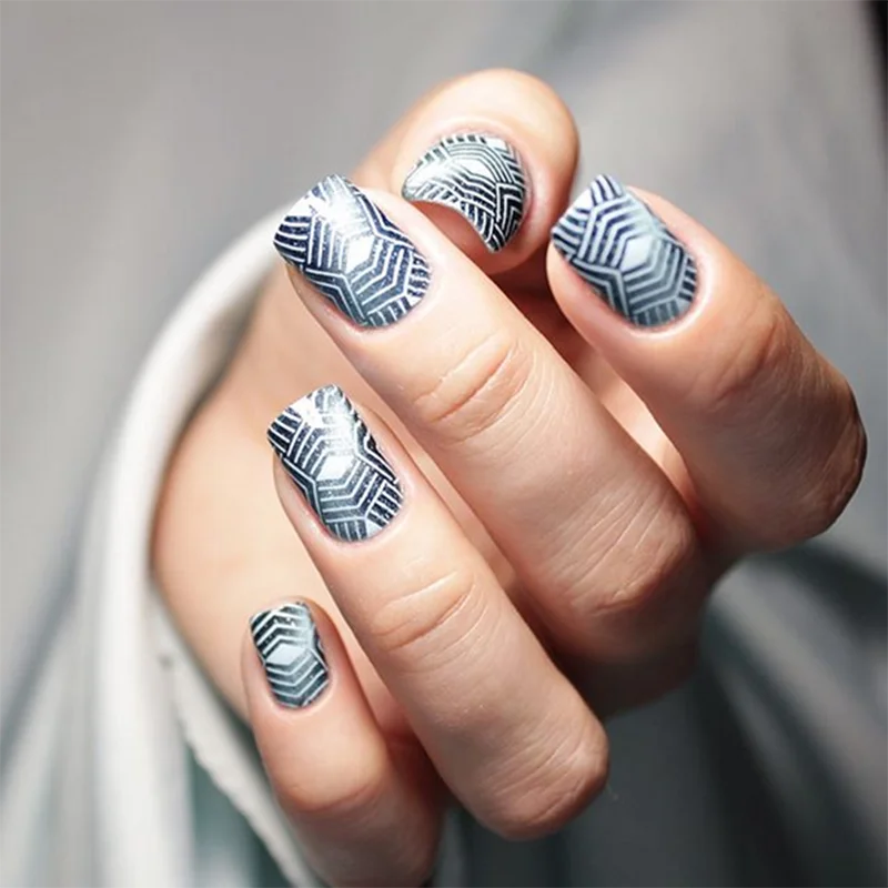 NICOLE DIARY Stamping Polish – Black, White & Color Options