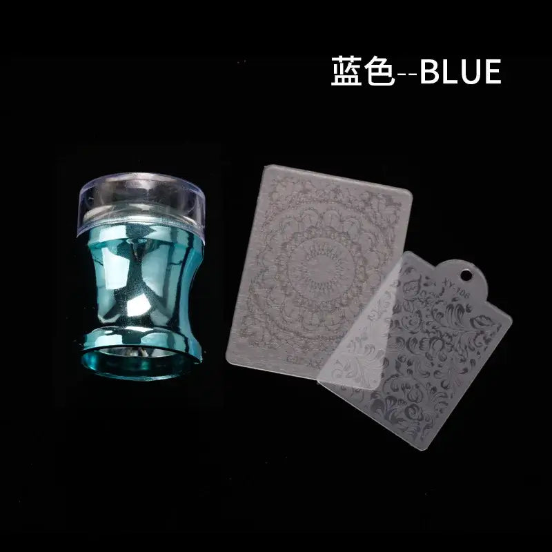 Silicone Nail Art Stamp Stamping Kit