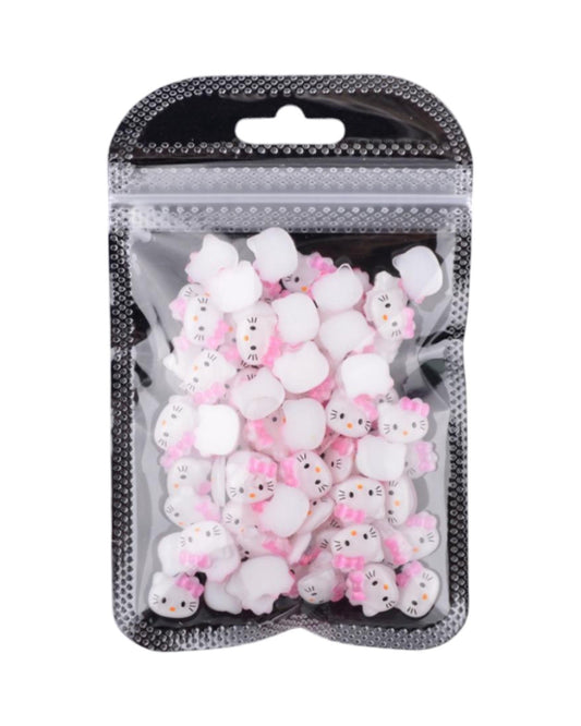 Pink Hello Kitty 3D Nail Charm - 100pc