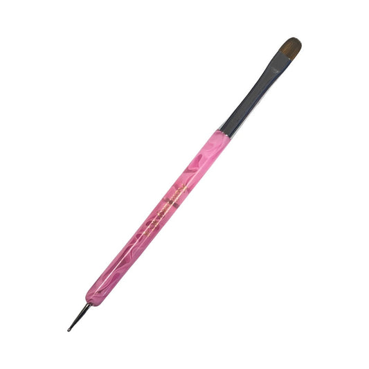 Kolinsky French nail brush 14 with dotting tool