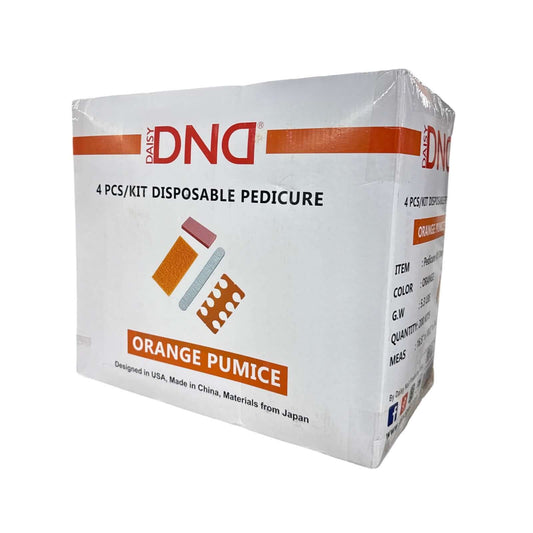 DND Disposable Pedicure Kit 4 pc. - 200/Case (Orange)