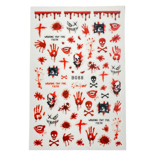 Gore Nail Art Sticker