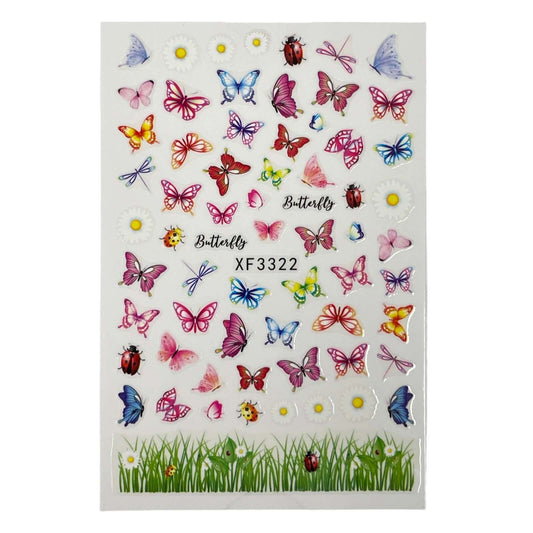 mix butterfly stickers