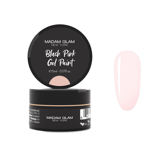 NAIL ART GEL POLISH - Blush Pink - MADAM GLAM