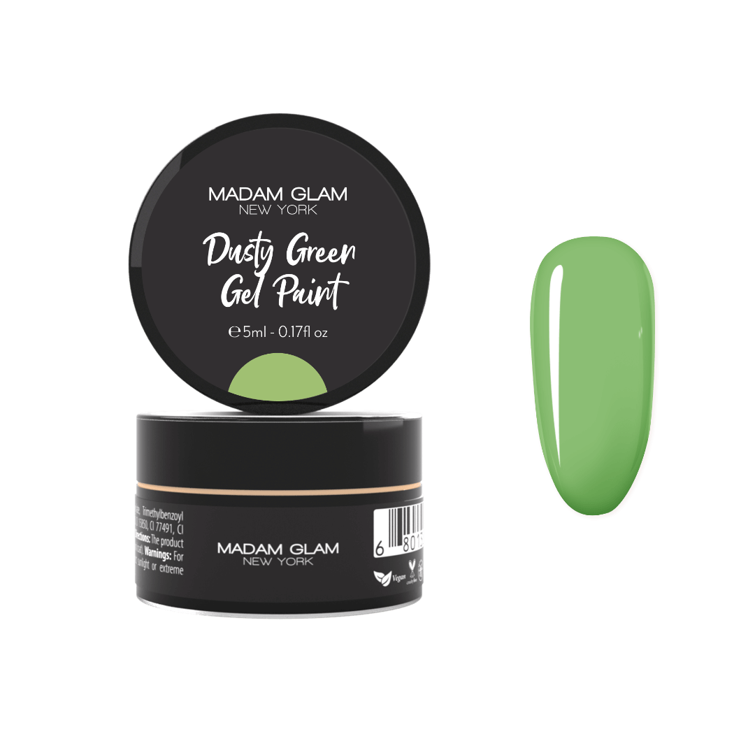 Dusty Green Gel Paint - MADAM GLAM 