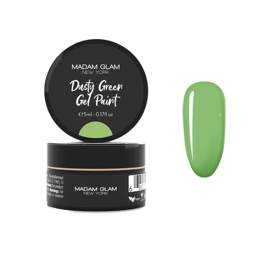 Dusty Green Gel Paint - MADAM GLAM 