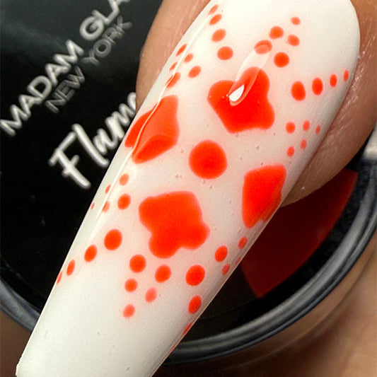 MADAM GLAM - Flame Red Gel Paint - FLAMING RED GEL