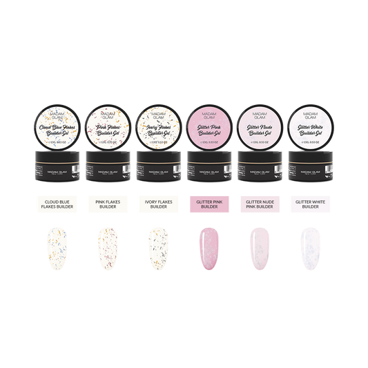 MADAM GLAM - Builder in Jars - SET OF 6